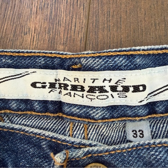 VTG Y2K Marithe Francois Girbaud Men's Stone Washed Denim Shorts Size 33 - Picture 9 of 11